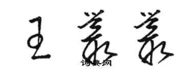 駱恆光王叢叢草書個性簽名怎么寫