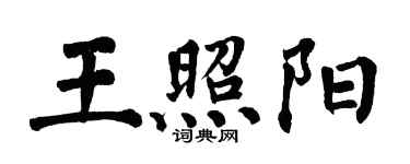 翁闓運王照陽楷書個性簽名怎么寫