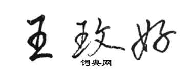 駱恆光王玫好行書個性簽名怎么寫