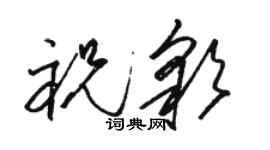 駱恆光祝彩草書個性簽名怎么寫
