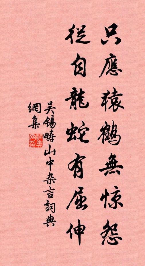 族黨諸孫盛，吾宗一線存 詩詞名句