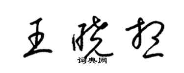 梁錦英王曉想草書個性簽名怎么寫