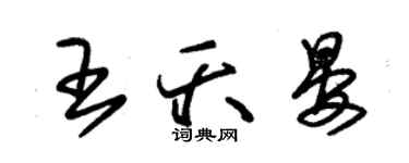 朱錫榮王夭晏草書個性簽名怎么寫