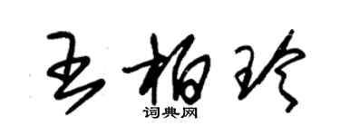 朱錫榮王柏玲草書個性簽名怎么寫