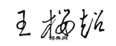 駱恆光王櫻超草書個性簽名怎么寫