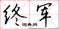 終軍怎么寫好看