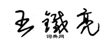 朱錫榮王鐵亮草書個性簽名怎么寫