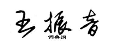 朱錫榮王振音草書個性簽名怎么寫