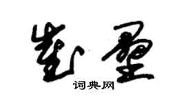 朱錫榮崔壘草書個性簽名怎么寫