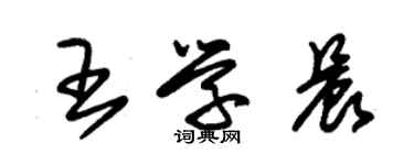 朱錫榮王學晨草書個性簽名怎么寫