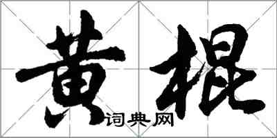 胡問遂黃棍行書怎么寫