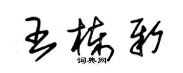 朱錫榮王棟新草書個性簽名怎么寫