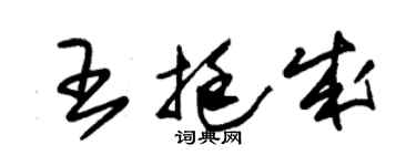 朱錫榮王挺成草書個性簽名怎么寫