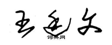 朱錫榮王廷文草書個性簽名怎么寫