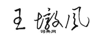 駱恆光王墩風草書個性簽名怎么寫