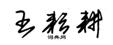 朱錫榮王耘耕草書個性簽名怎么寫