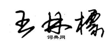 朱錫榮王林標草書個性簽名怎么寫