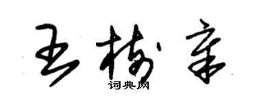 朱錫榮王樹章草書個性簽名怎么寫