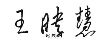 駱恆光王映慧草書個性簽名怎么寫