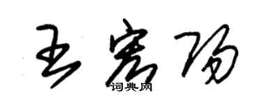 朱錫榮王宏陽草書個性簽名怎么寫