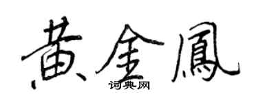 王正良黃金鳳行書個性簽名怎么寫