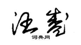 朱錫榮汪盛草書個性簽名怎么寫