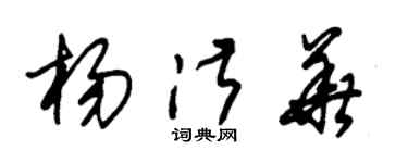 朱錫榮楊淑華草書個性簽名怎么寫