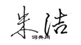 駱恆光朱潔行書個性簽名怎么寫