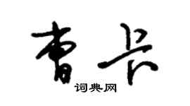 朱錫榮曹卡草書個性簽名怎么寫