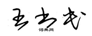 朱錫榮王書民草書個性簽名怎么寫