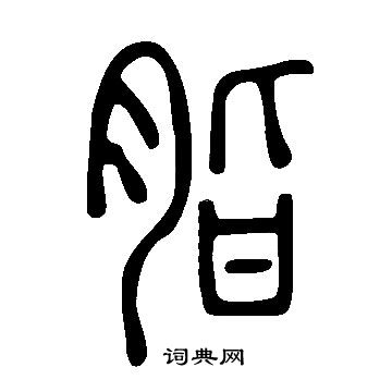 說文解字寫的脂