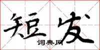 周炳元短髮楷書怎么寫