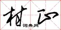 朱錫榮村正草書怎么寫