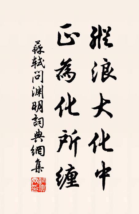 茫茫塞上山，浩洶連波濤 詩詞名句